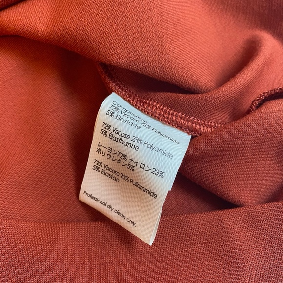 3.1 Phillip Lim Rust Ponte Dress Size 0 - Picture 5 of 6